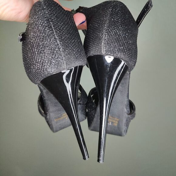 Qupid Sparkle Stiletto Heels - Picture 8 of 13